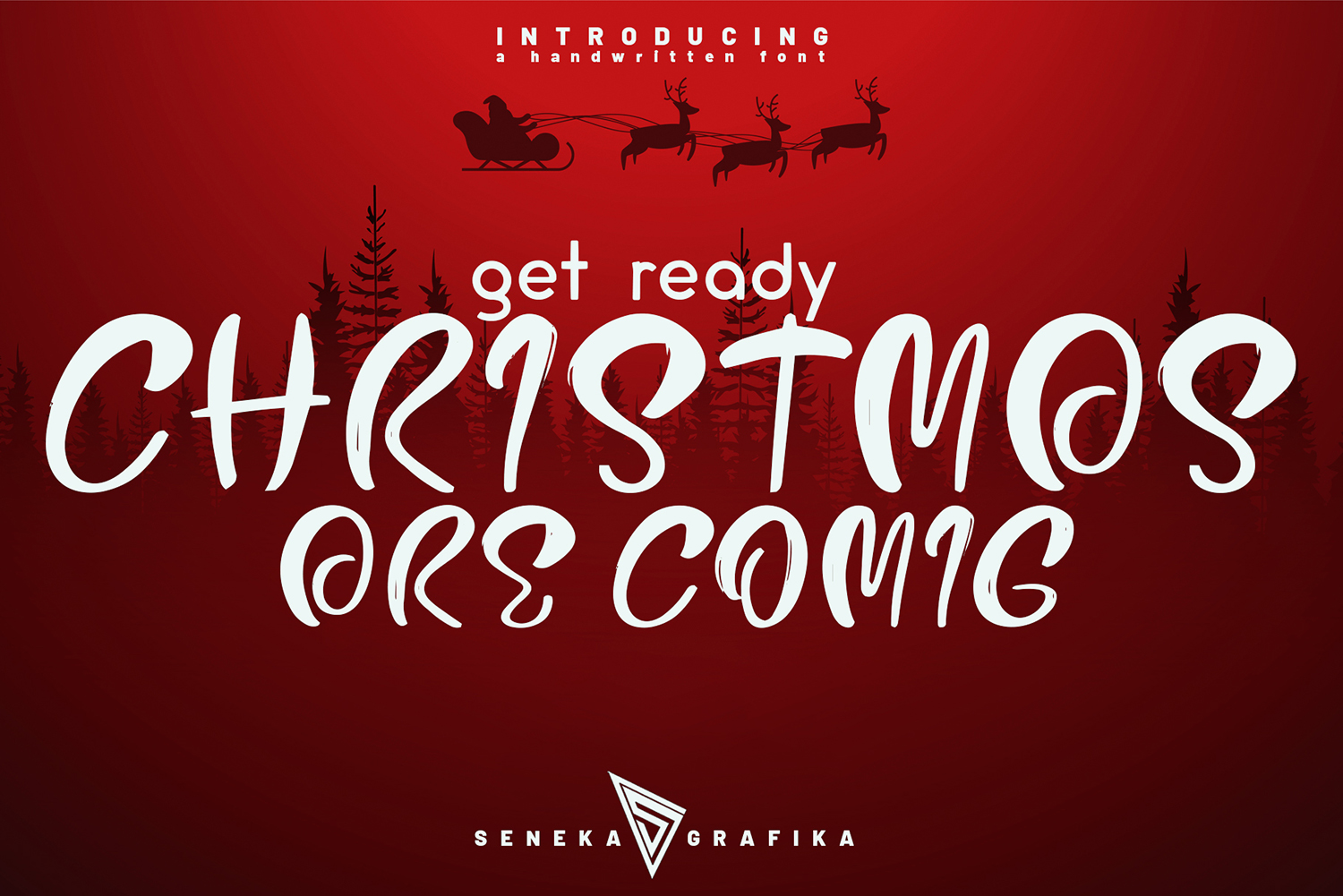 Christmas Are Coming Free Font