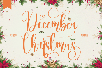 December Christmas Free Font