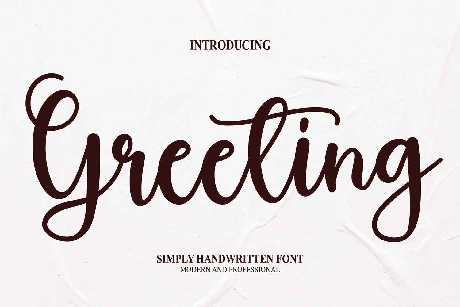 Greeting Free Font