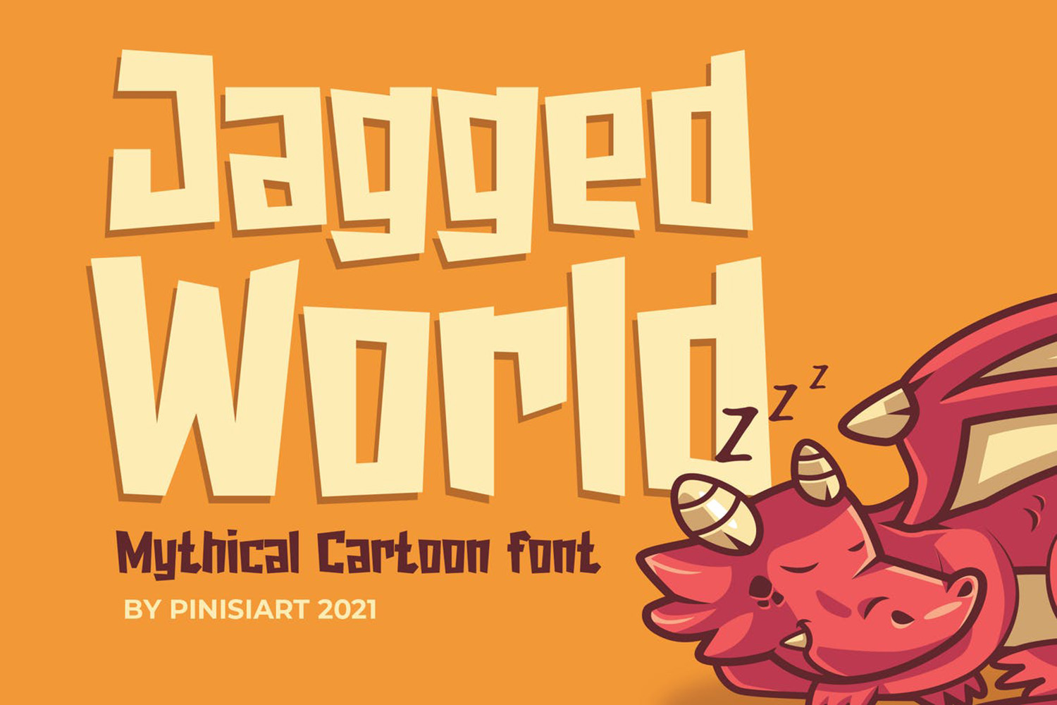 Jagged World Free Font