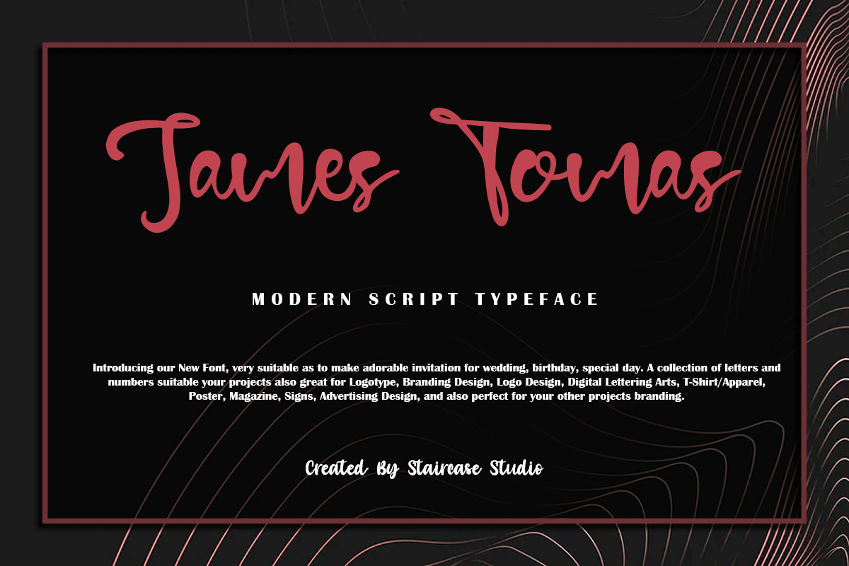 James Tomas Free Font