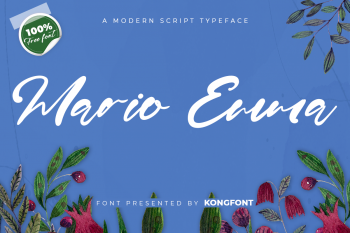 Mario Emma Free Font