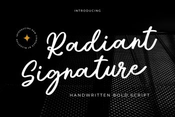 Radiant Signature Free Font