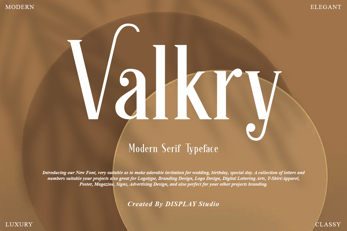 Valkry Free Font