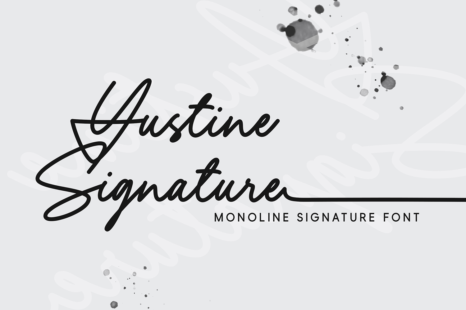 Yustine Signature Free Font