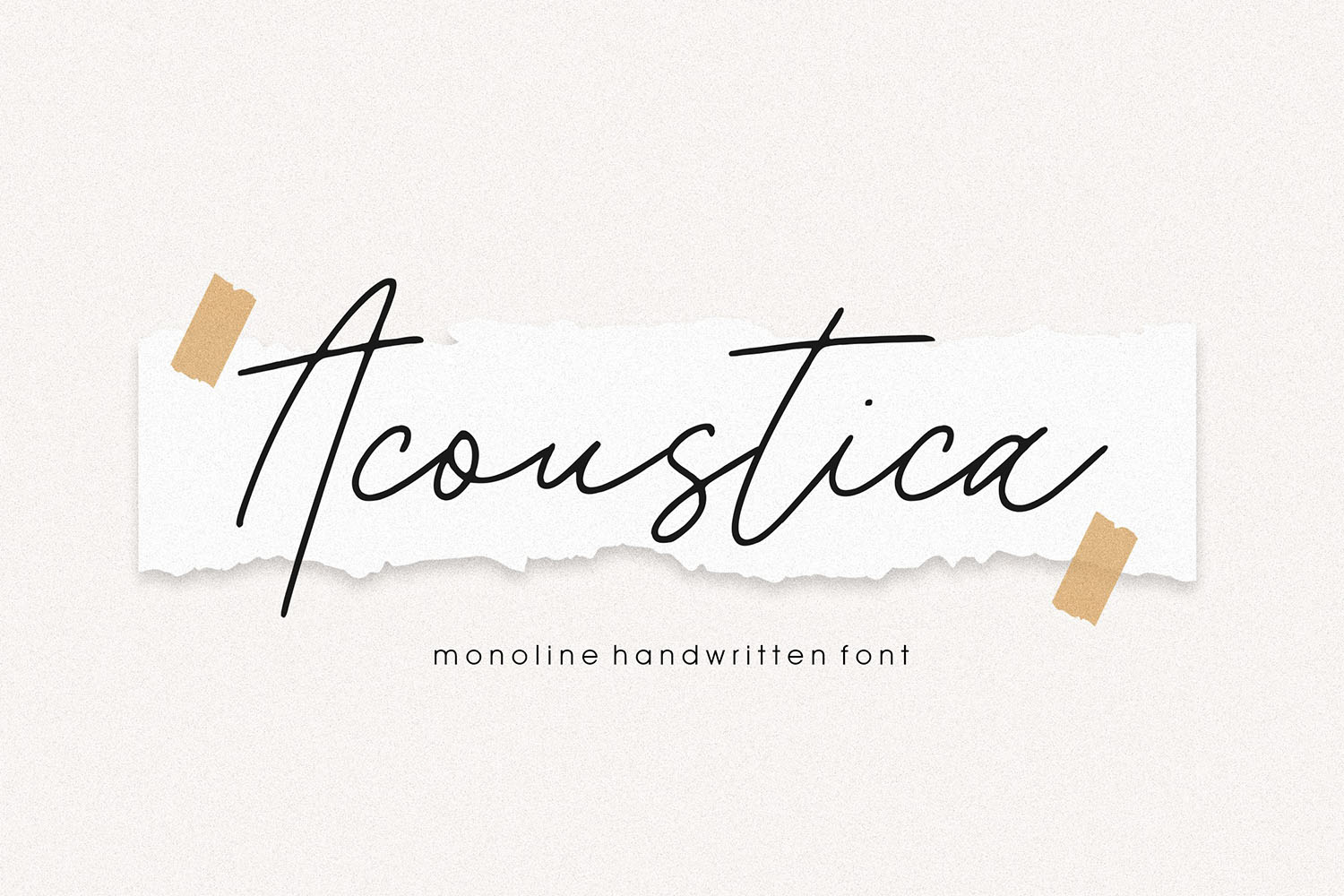 Acoustica Free Font
