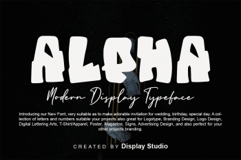 Alpha Free Font