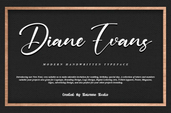Diane Evans Free Font