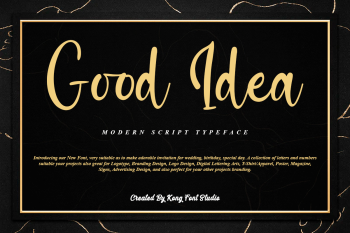 Good Idea Free Font