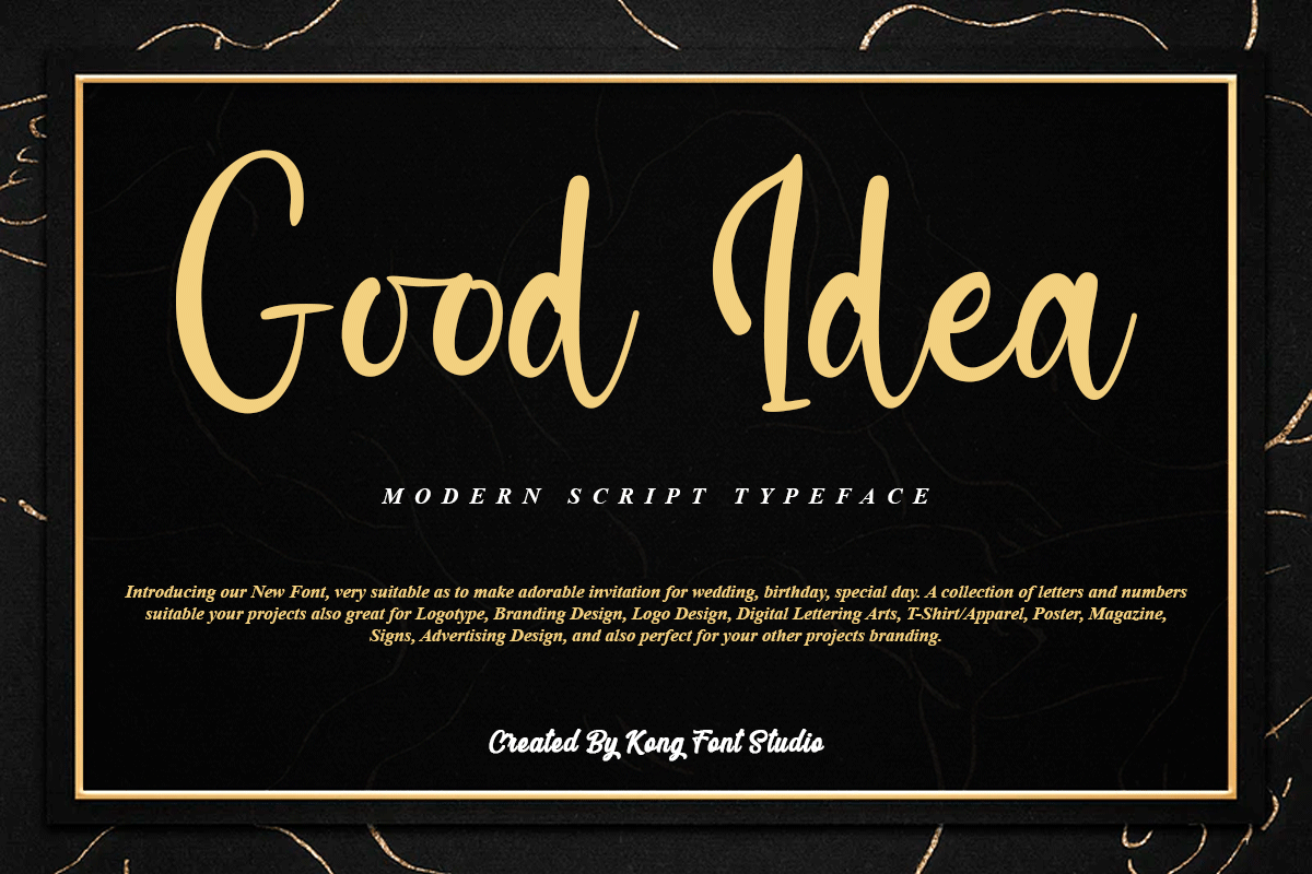 Good Idea Free Font