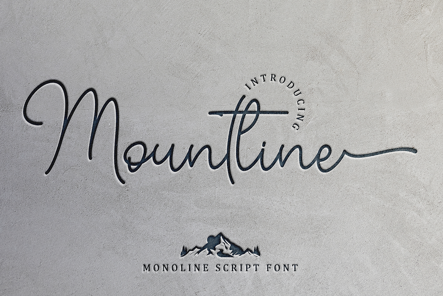 Mountline Free Font