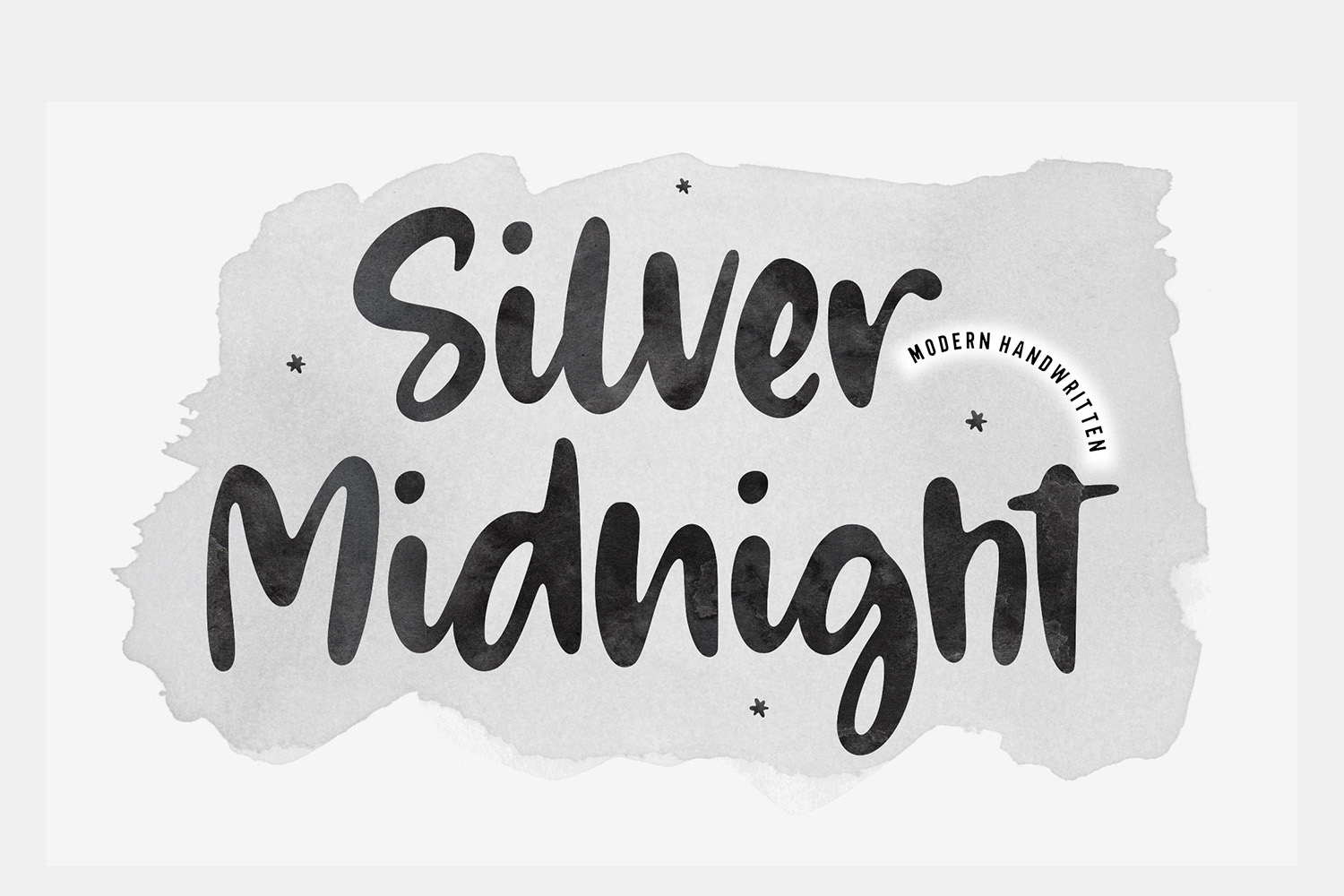 Silver Midnight Free Font