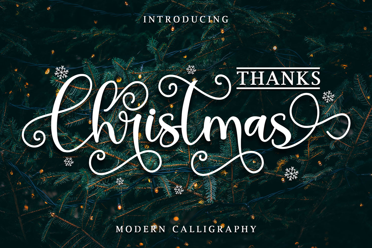Thanks Christmas Free Font