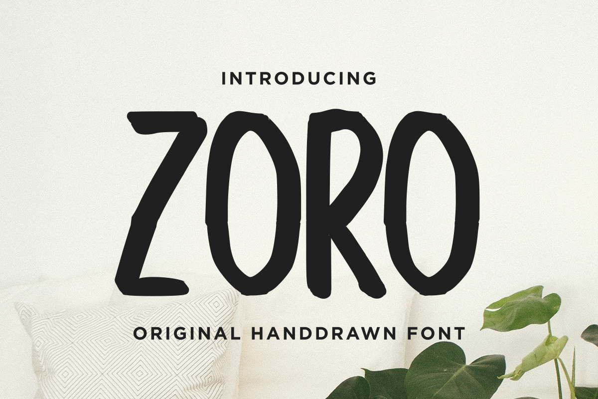 Zoro Free Font