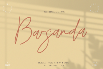 Barsanda Free Font