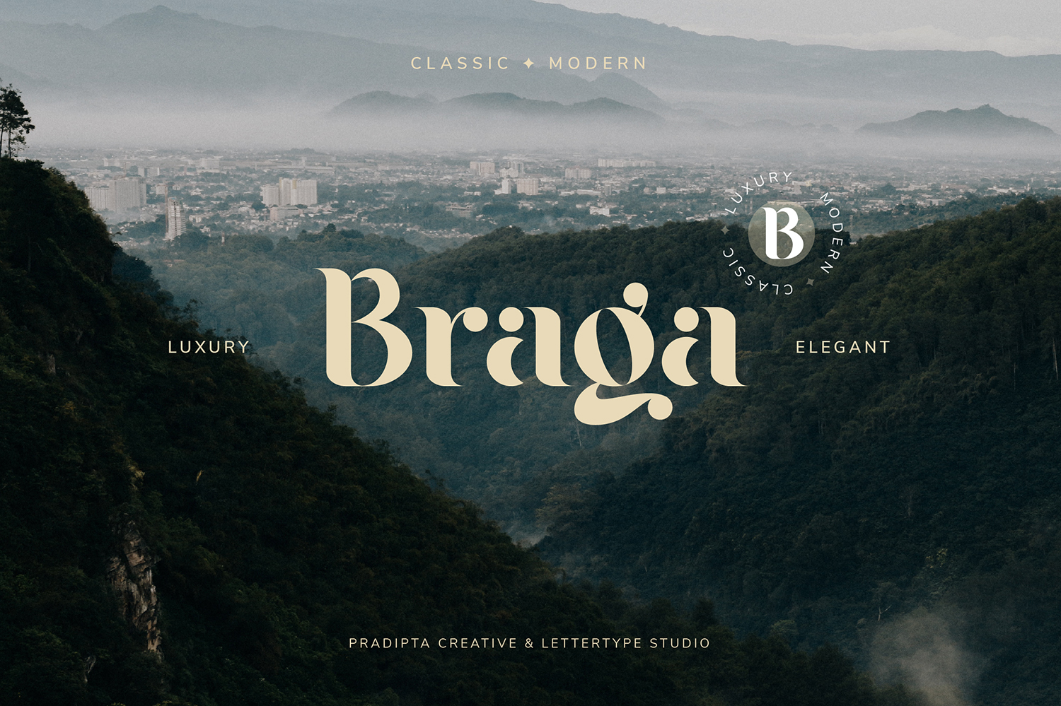 Braga Serif Free Font