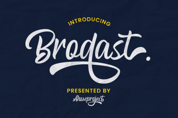 Brodast Free Font