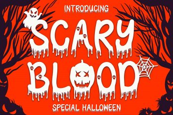 Scary Blood Free Font