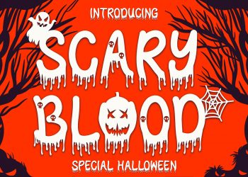 Scary Blood Free Font