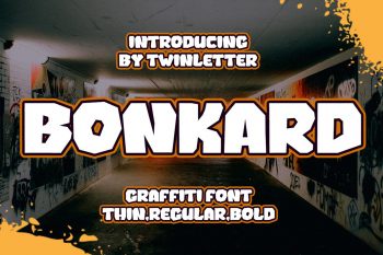 Bonkard Free Font