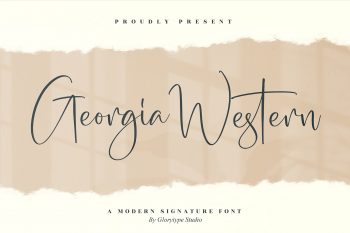 Georgia Western Free Font