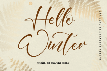 Hello Winter Free Font