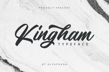 Kingham Free Font