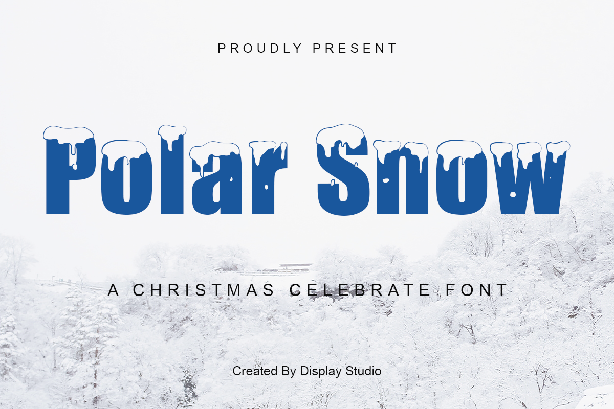 Polar Snow Free Font