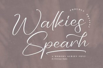 Walkies Spearh Free Font